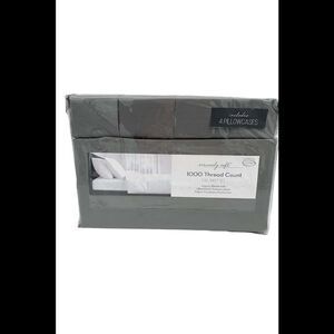 Seriously Soft/w/Ultra Fresh 6Pc Sheet Set FU by Grace Home Dark Gray